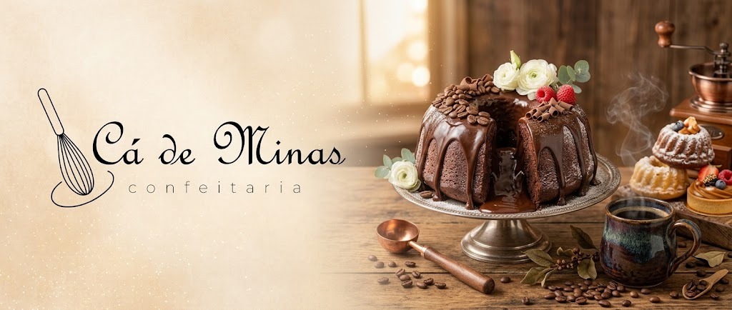 Banner Cá de Minas Confeitaria